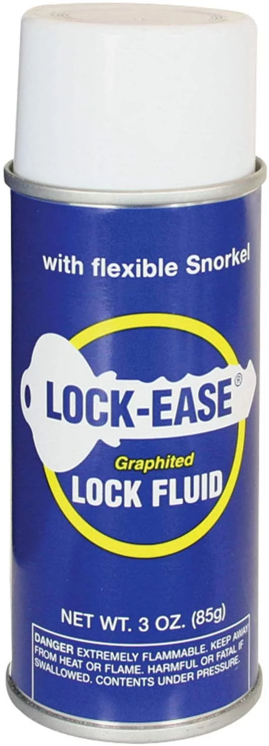 Lock-Ease Graphite Lubricant, Aerosol, 3 Oz